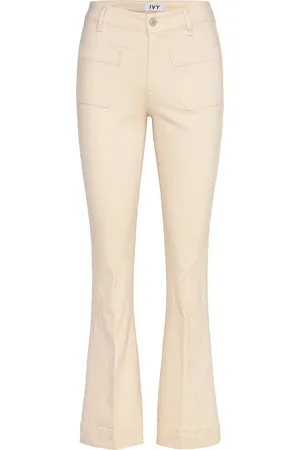 Ivy Copenhagen Ivy-Ann Charlotte Jeans Wash Natura Bottoms Jeans Boot Cut Beige