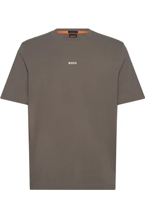 HUGO BOSS Tchup Tops T-Kortærmet Skjorte Beige
