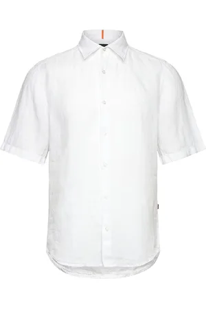 HUGO BOSS Rash_2_M Tops Shirts Short-sleeved Shirts White