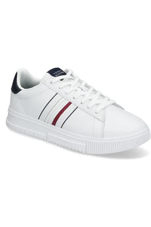 Tommy Hilfiger Modern Cupsole Stripes Lth Low-top Sneakers White