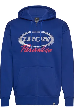 Under Armour Pjt Rock Icon Fleece Fz Sport Men Sport Clothing Sport Sweatshirts & Hoodies Sport Hoodies Blue