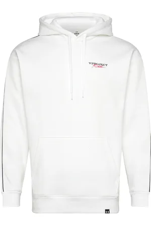 Under Armour Pjt Rck Icon Fleece Hdy Sport Men Sport Clothing Sport Sweatshirts & Hoodies Sport Hoodies White