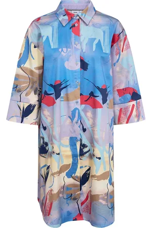 Numph Nugloria Shirt Dress Kort Kjole Blue