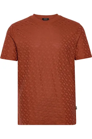 HUGO BOSS H-Thompson 80 Tops T-Kortærmet Skjorte Orange