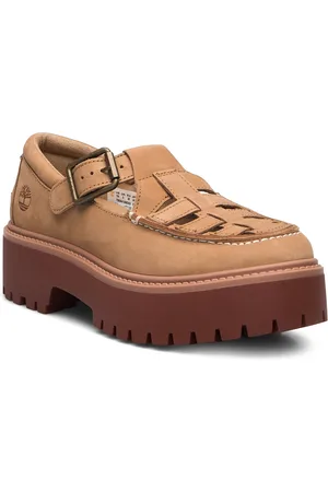 Timberland Buckle Shoe Sko Flade Beige