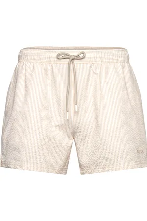 HUGO BOSS Velvetfish Badeshorts Cream