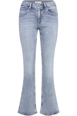 Gina Tricot Low Waist Bootcut Jeans Bottoms Trousers Flared Blue