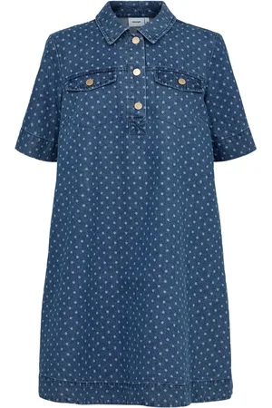 Numph Nuhaddie Dress Kort Kjole Blue