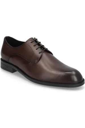 HUGO BOSS Tayil_Derb_Bunl Designers Business Derby Shoes Brown