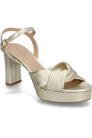 Unisa Onoa25Lmt Sandal Med Hæl Gold