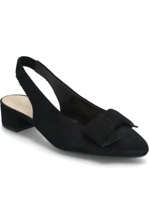 Gabor Slingback Shoes Sling Backs Heeled Slingbacks Black