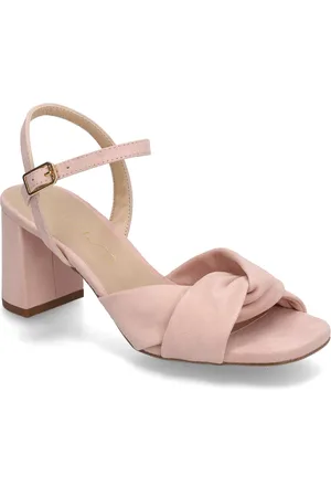 Unisa Medwayks Sandal Med Hæl Pink