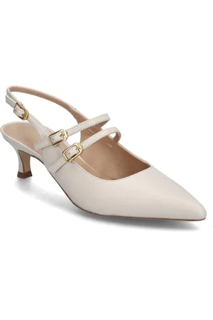 Unisa Inazarnto Shoes Sling Backs Heeled Slingbacks Cream