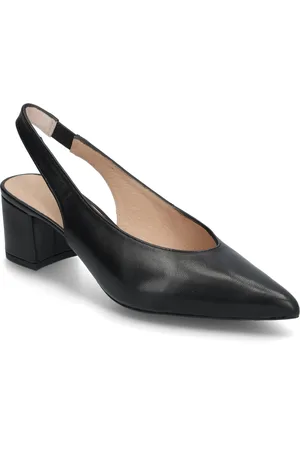 Unisa Jensennto Shoes Sling Backs Heeled Slingbacks Black
