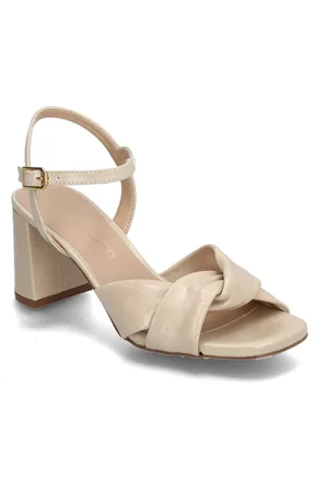 Unisa Medwaygia Sandal Med Hæl Beige