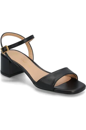 Unisa Kirk25Nto Sandal Med Hæl Black