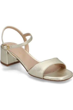 Unisa Kirk25Lmt Shoes Sling Backs Heeled Slingbacks Gold