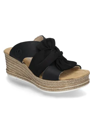 Rieker 68789-00 Shoes Mules & Slip-ins Heeled Mules Black