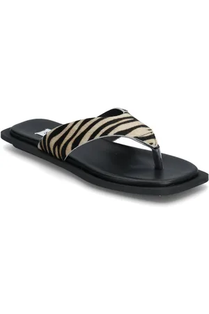 Steve Madden Splash-L Sandals Shoes Sandals Flat Sandals Black