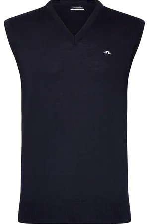 J Lindeberg Liam Knitted Vest Sport Sport Clothing Sport Sweatshirts & Hoodies Sport Knitwear Navy