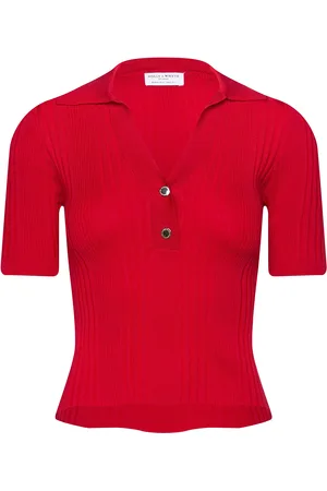 Lindex Sweater Marta Tops Knitwear Jumpers Red