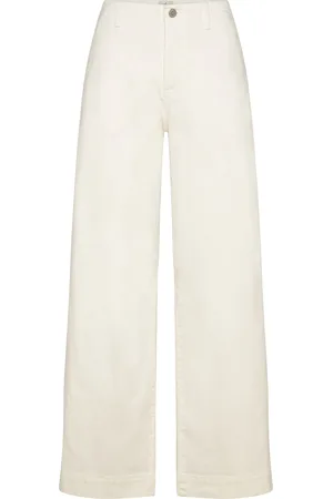 Fiveunits Ericafv Bottoms Jeans Wide White