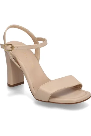 Unisa Sisconto Sandal Med Hæl Beige