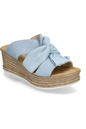 Rieker 68789-00 Shoes Mules & Slip-ins Heeled Mules Blue