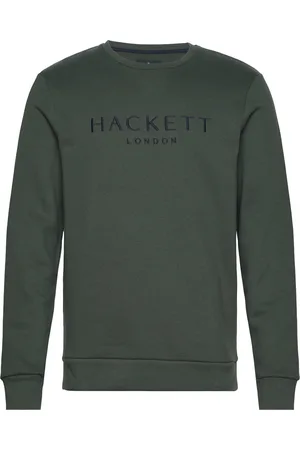 Hackett Heritage Crew Tops Sweatshirts & Hoodies Sweatshirts Khaki Green