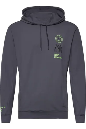 PUMA M X Hyrox Cloudspun Hoodie Sport Men Sport Clothing Sport Sweatshirts & Hoodies Sport Hoodies Grey
