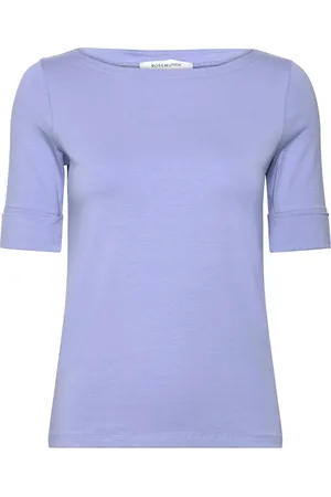 Rosemunde Rwnanna 2/4 Boatneck T-Shirt Tops T-shirts & Tops Short-sleeved Blue