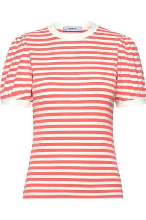 Minus Msjohanna Striped Tee Tops T-shirts & Tops Short-sleeved Multi/patterned