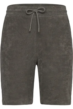 Lindbergh Shorts Terry Bottoms Shorts Sweat Shorts Khaki Green