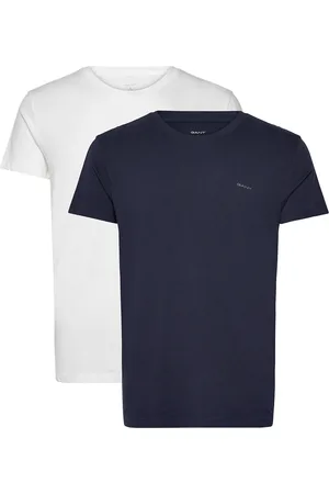 GANT C-Neck T-Shirt 2-Pack Tops T-Kortærmet Skjorte Multi/patterned
