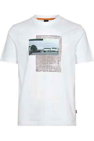 HUGO BOSS Te_Ontheway Tops T-Kortærmet Skjorte White