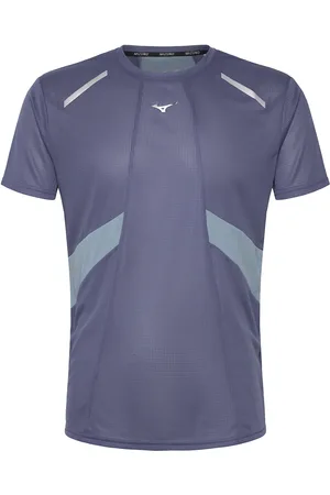 Mizuno Dryaeroflow Tee Sport Men Sports Clothes Sport Tops Sport T-Skjorte Navy