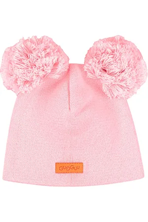 Gugguu Cotton Double Tuft Beanie Accessories Headwear Hats Beanie Pink