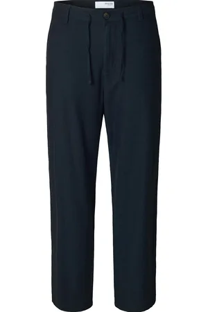 SELECTED Slh220-Loose Brody Sun Pant Noos Bottoms Trousers Casual Black