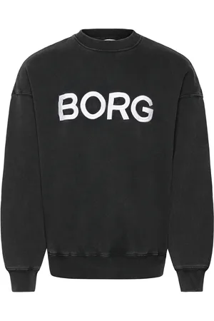 Björn Borg Borg Over D Logo Sweatshirt Sport Men Sport Clothing Sport Sweatshirts & Hoodies Sport Sweatshirts Black