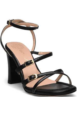 Unisa Silvynto Sandal Med Hæl Black