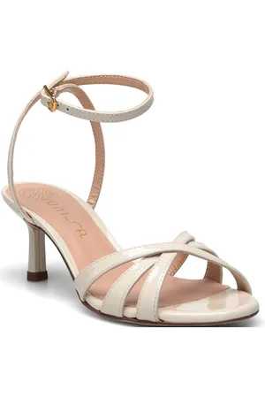 Unisa Nombupa Shoes Sling Backs Heeled Slingbacks Cream
