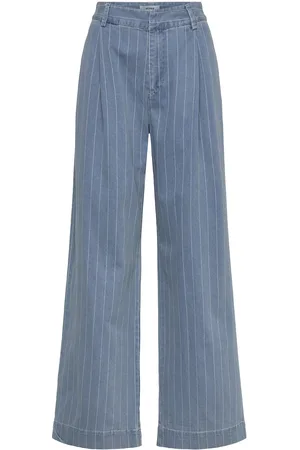 Minus Mspria High Waist Pant Bottoms Trousers Flared Blue