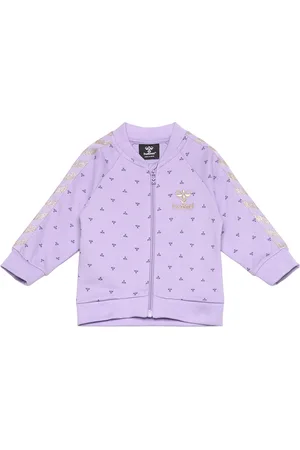 Hummel Hmlbeesy Zip Jacket Sport Sweatshirts & Hoodies Sweatshirts Purple