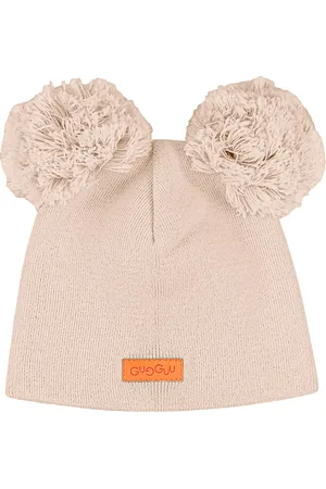 Gugguu Cotton Double Tuft Beanie Accessories Headwear Hats Beanie Beige