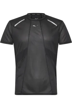 Mizuno Dryaeroflow Tee Sport Men Sports Clothes Sport Tops Sport T-Skjorte Black