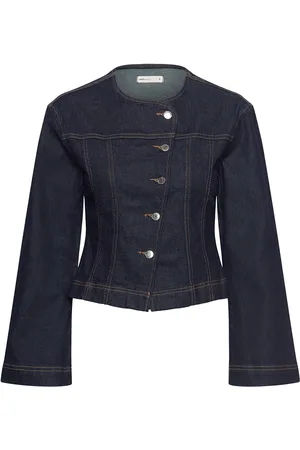 Gina Tricot Tailored Denim Jacket Jakke Denimjakke Blue