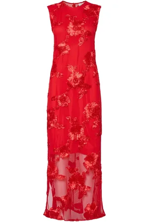 Y.A.S Floree Sl Long Dress S. - Show Maxikjole Festkjole Red