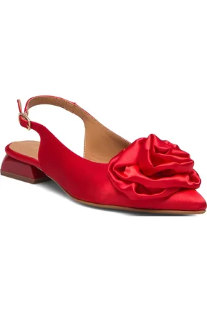 Pavement Kala Rose Shoes Slingbacks Flat Slingbacks Red