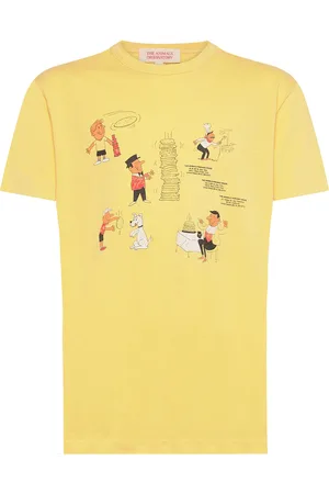 The Animals Observatory Rooster Kid T-Shirt Yellow Tops T-Kortærmet Skjorte Yellow