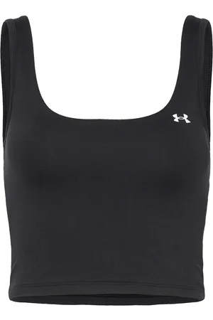 Under Armour Motion Tank Emea Sport Sport Clothing Sports Tops & T-shirts Sport Crop Tops Sport Sleeveless Crop Tops Black